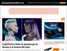 Tablet Screenshot of beautymarket.es